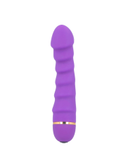 VIBRADOR SALLY 20 VELOCIDADES SILICONA LILA PUNTO G DE LA MARCA INTENSE FUN
