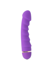 VIBRADOR SALLY 20 VELOCIDADES SILICONA LILA PUNTO G DE LA MARCA INTENSE FUN