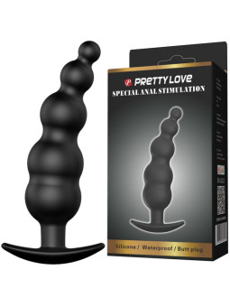 PLUG ANAL SILICONA MÉDICA PRETTY LOVE 11.8 CM DE LA MARCA PRETTY LOVE BOTTOM