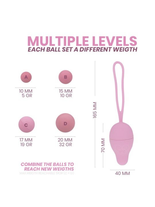 BOLA KEGEL PELVIS HEALTH I 2.0 - SUELO PÉLVICO DE LA MARCA INTIMICHIC