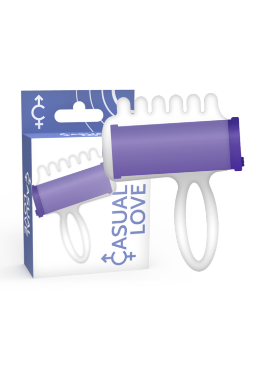 ESTIMULADOR DEDO VIBRADOR PUNTO G LILA DE LA MARCA CASUAL LOVE