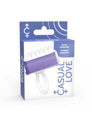 ESTIMULADOR DEDO VIBRADOR PUNTO G LILA DE LA MARCA CASUAL LOVE