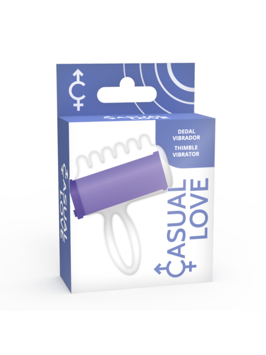 ESTIMULADOR DEDO VIBRADOR PUNTO G LILA DE LA MARCA CASUAL LOVE
