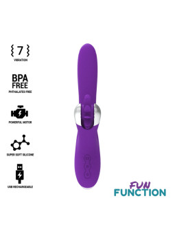 VIBRADOR CLITORIAL BUNNY FUNNY 2.0 - 7 MODOS DE LA MARCA FUN FUNCTION