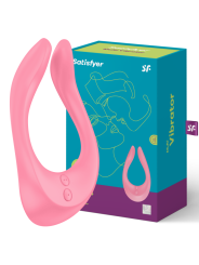 VIBRADOR EN FORMA DE U MULTIFUNCIÓN RECARGABLE USB DE LA MARCA SATISFYER PARTNER