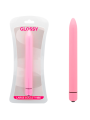 VIBRADOR SLIM ROSA SILENCIOSO Y RESISTENTE AL AGUA DE LA MARCA GLOSSY