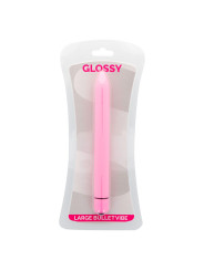 VIBRADOR SLIM ROSA SILENCIOSO Y RESISTENTE AL AGUA DE LA MARCA GLOSSY