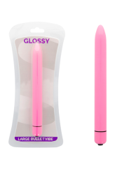 VIBRADOR SLIM ROSA SILENCIOSO Y RESISTENTE AL AGUA DE LA MARCA GLOSSY