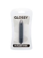 VIBRADOR SILENCIOSO RESISTENTE AL AGUA THIN NEGRO DE LA MARCA GLOSSY