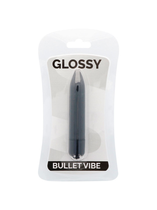 VIBRADOR SILENCIOSO RESISTENTE AL AGUA THIN NEGRO DE LA MARCA GLOSSY
