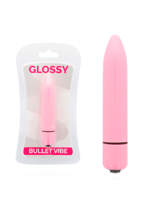 VIBRADOR ROSA SILENCIOSO RESISTENTE AL AGUA DE LA MARCA GLOSSY