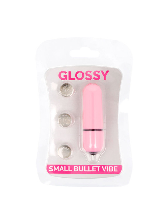 VIBRADOR PEQUEÑO SILENCIOSO RESISTENTE AL AGUA ROSA DE LA MARCA GLOSSY