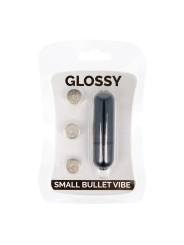VIBRADOR SILENCIOSO RESISTENTE AL AGUA SMALL BALA NEGRO DE LA MARCA GLOSSY