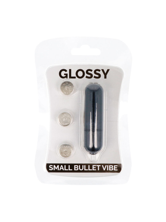 VIBRADOR SILENCIOSO RESISTENTE AL AGUA SMALL BALA NEGRO DE LA MARCA GLOSSY