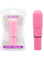 VIBRADOR ROSA SILENCIOSO RESISTENTE AL AGUA DE LA MARCA GLOSSY