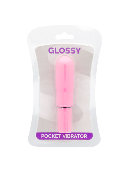 VIBRADOR ROSA SILENCIOSO RESISTENTE AL AGUA DE LA MARCA GLOSSY