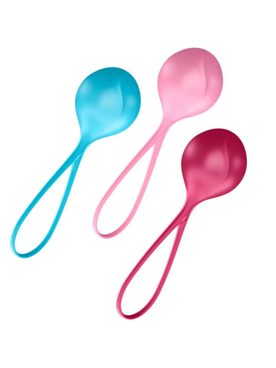 SET DE BOLAS PÉLVICAS SATISFYER - 3 UNIDADES DE LA MARCA SATISFYER BALLS