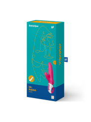 VIBRADOR RABBIT SATISFYER CON 12 MODOS Y SILICONA SUAVE DE LA MARCA SATISFYER VIBRATOR