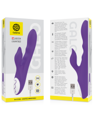 VIBRADOR GALO LILA CON TECNOLOGÍA WATCHME PARA PAREJAS DE LA MARCA GALATEA