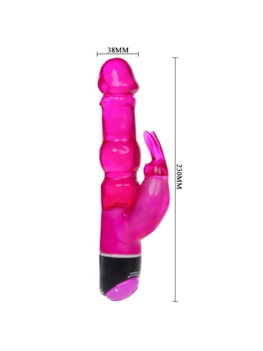 VIBRADOR RABBIT JELLY 23 CM MULTI-INTENSIDAD LILA DE LA MARCA BAILE VIBRATORS