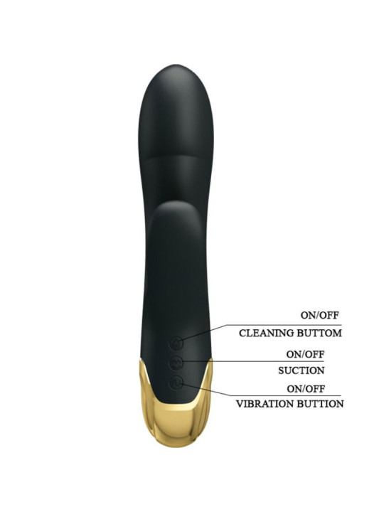 VIBRADOR SMART NAUGHTY 7 MODOS VIBRACIÓN Y SUCCIÓN DE LA MARCA PRETTY LOVE SMART