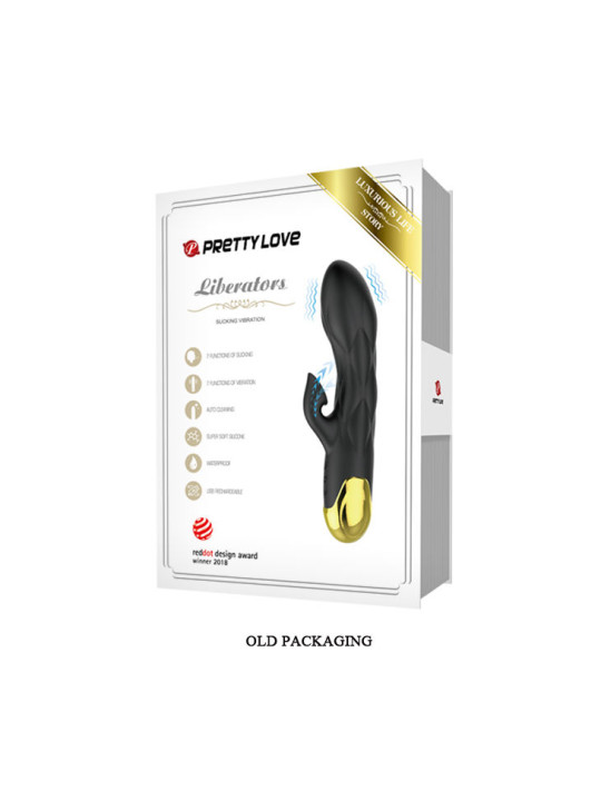 VIBRADOR SMART NAUGHTY 7 MODOS VIBRACIÓN Y SUCCIÓN DE LA MARCA PRETTY LOVE SMART