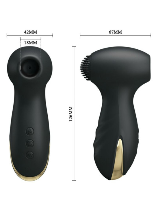 SMART HAMMER VIBRADOR Y SUCCIÓN 7 MODOS DE LA MARCA PRETTY LOVE SMART