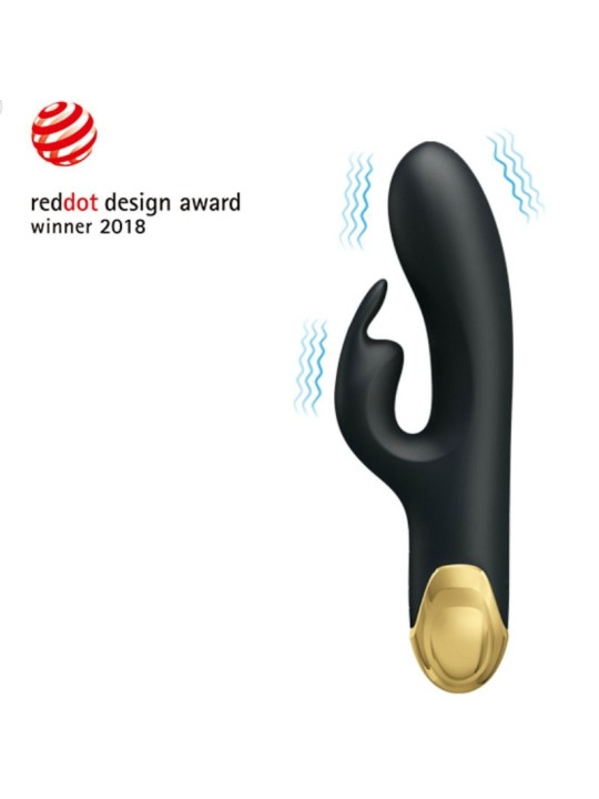 VIBRADOR INTELIGENTE SILICONA SUAVE USB RECARGABLE DE LA MARCA PRETTY LOVE SMART