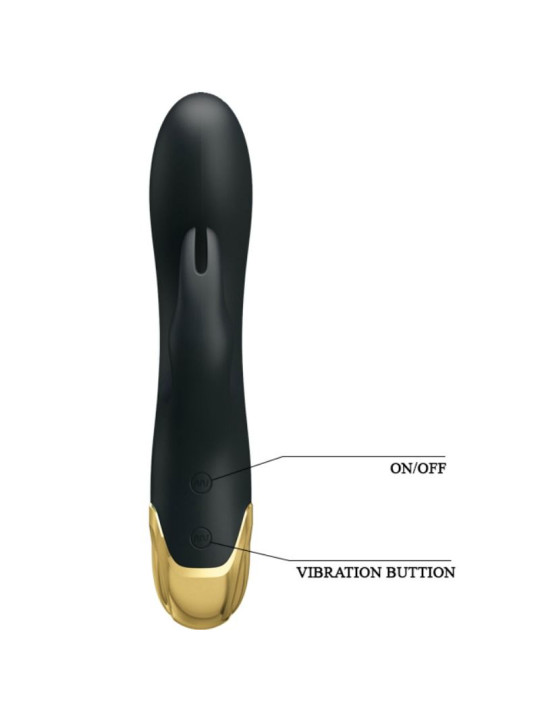 VIBRADOR INTELIGENTE SILICONA SUAVE USB RECARGABLE DE LA MARCA PRETTY LOVE SMART