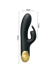 VIBRADOR INTELIGENTE SILICONA SUAVE USB RECARGABLE DE LA MARCA PRETTY LOVE SMART