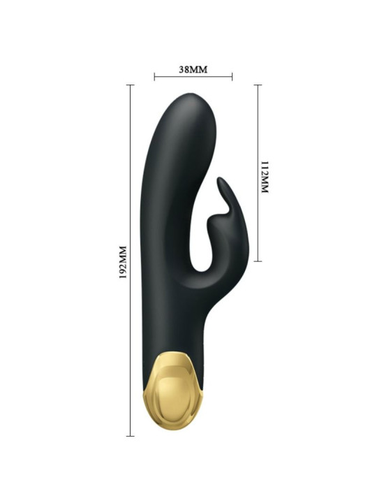 VIBRADOR INTELIGENTE SILICONA SUAVE USB RECARGABLE DE LA MARCA PRETTY LOVE SMART