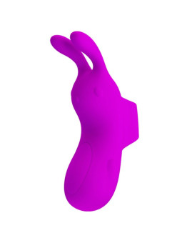 VIBRADOR DEDAL RABBIT 7 MODOS RECARGABLE USB DE LA MARCA PRETTY LOVE SMART