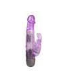 VIBRADOR CONEJO 10 MODOS PUNTO G Y CLÍTORIS LILA DE LA MARCA BAILE VIBRATORS