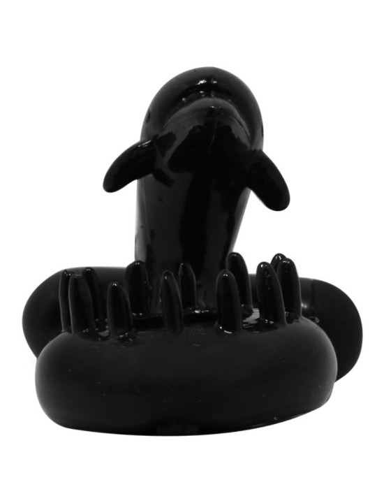 ANILLO VIBRADOR CON ESTIMULADOR CLITORIS DOLPHIN DE LA MARCA BAILE FOR HIM