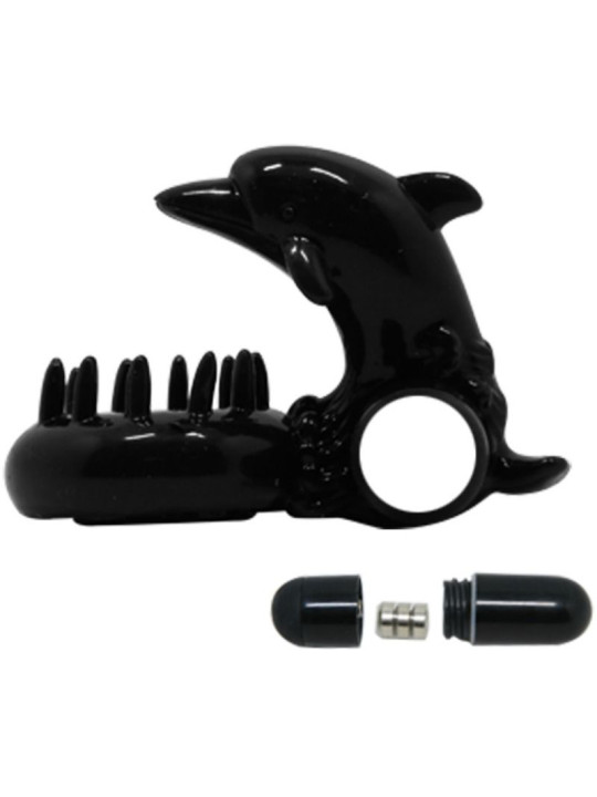 ANILLO VIBRADOR CON ESTIMULADOR CLITORIS DOLPHIN DE LA MARCA BAILE FOR HIM