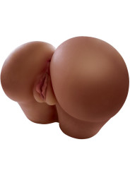 MASTURBADOR REALISTA VAGINA Y ANO NEGRO PIPEDREAMS DE LA MARCA EXTREME TOYZ