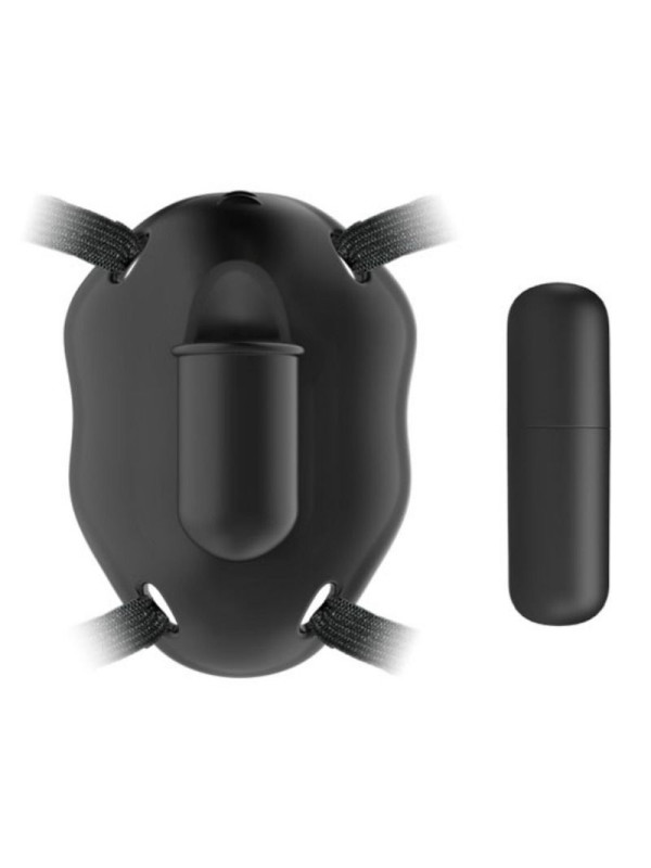 STRAP ON VIBRADOR UNISEX CON BALA Y CORREAS AJUSTABLES DE LA MARCA PRETTY LOVE