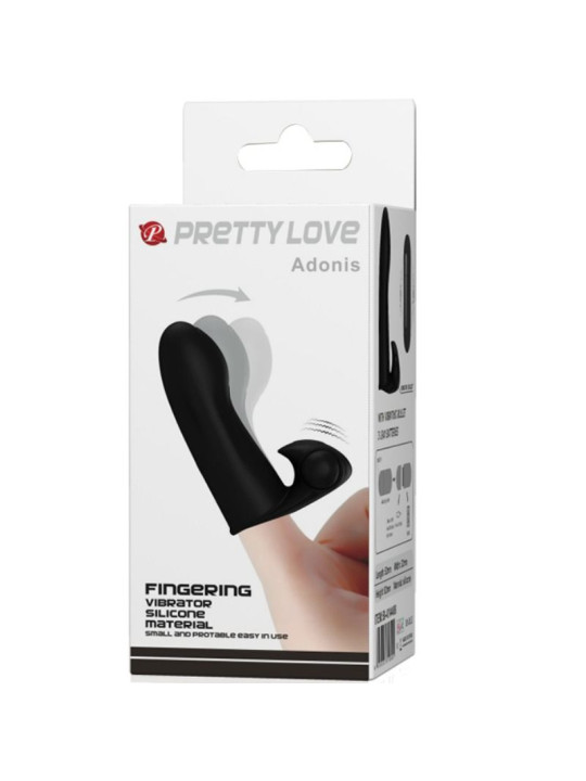 VIBRADOR DEDAL ADONIS - SILICONA SUAVE Y PORTÁTIL DE LA MARCA PRETTY LOVE