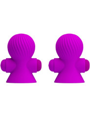 ESTIMULADOR PEZONES 12 MODOS VIBRACIÓN SILICONA USB DE LA MARCA PRETTY LOVE SMART