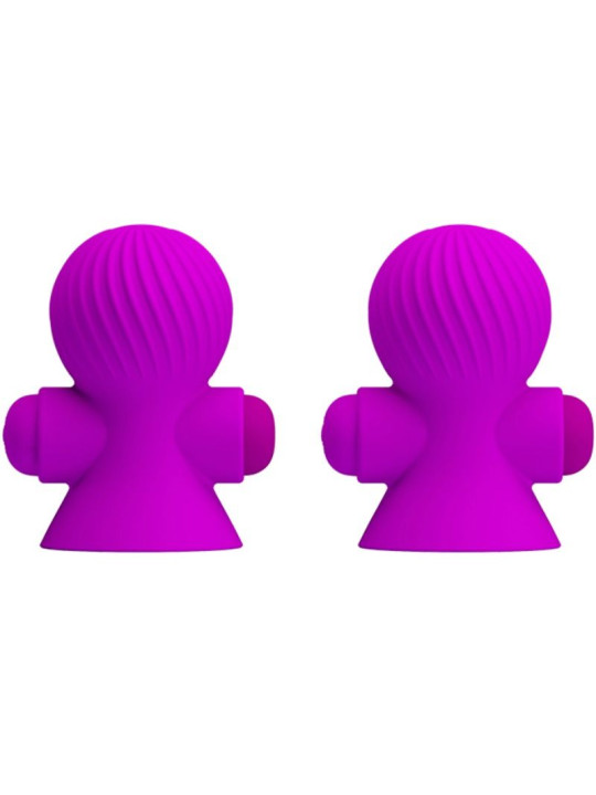 ESTIMULADOR PEZONES 12 MODOS VIBRACIÓN SILICONA USB DE LA MARCA PRETTY LOVE SMART