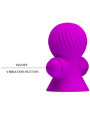 ESTIMULADOR PEZONES 12 MODOS VIBRACIÓN SILICONA USB DE LA MARCA PRETTY LOVE SMART