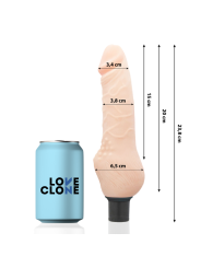 VIBRADOR REALÍSTICO SELF LUBRICATION 23.8 CM DE LA MARCA LOVECLONE