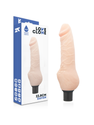 VIBRADOR REALÍSTICO SELF LUBRICATION 23.8 CM DE LA MARCA LOVECLONE