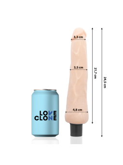 VIBRADOR REALÍSTICO SELF LUBRICATION 24.5 CM DE LA MARCA LOVECLONE