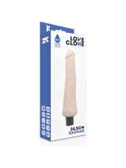 VIBRADOR REALÍSTICO SELF LUBRICATION 24.5 CM DE LA MARCA LOVECLONE
