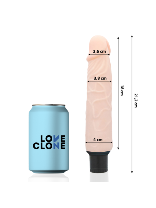 VIBRADOR REALÍSTICO AUTOLUBRICANTE 21 CM - FINN DE LA MARCA LOVECLONE