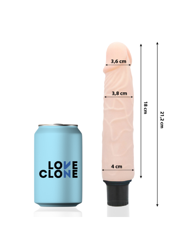 VIBRADOR REALÍSTICO AUTOLUBRICANTE 21 CM - FINN DE LA MARCA LOVECLONE