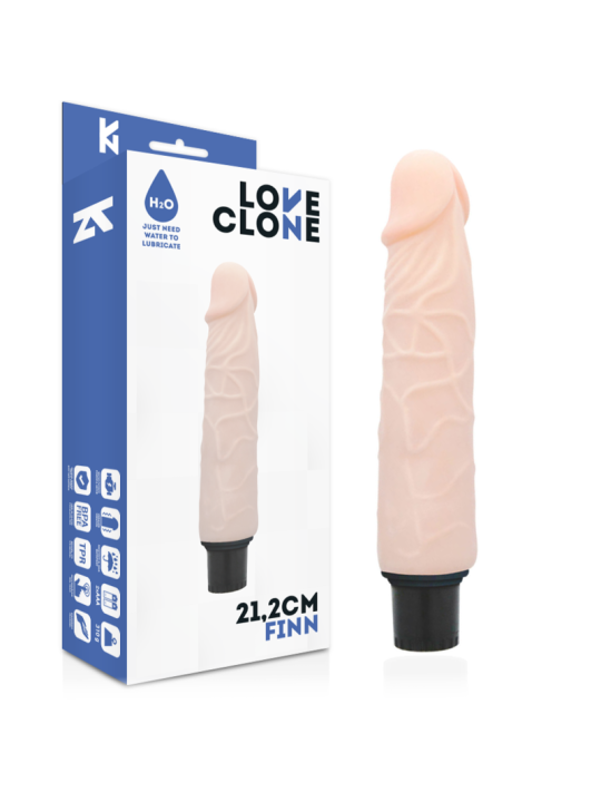 VIBRADOR REALÍSTICO AUTOLUBRICANTE 21 CM - FINN DE LA MARCA LOVECLONE