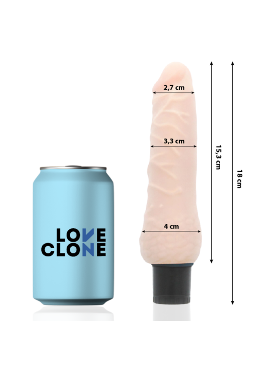 VIBRADOR AUTOLUBRICANTE 18.5 CM - TECNOLOGÍA SELF LUBRICATION DE LA MARCA LOVECLONE
