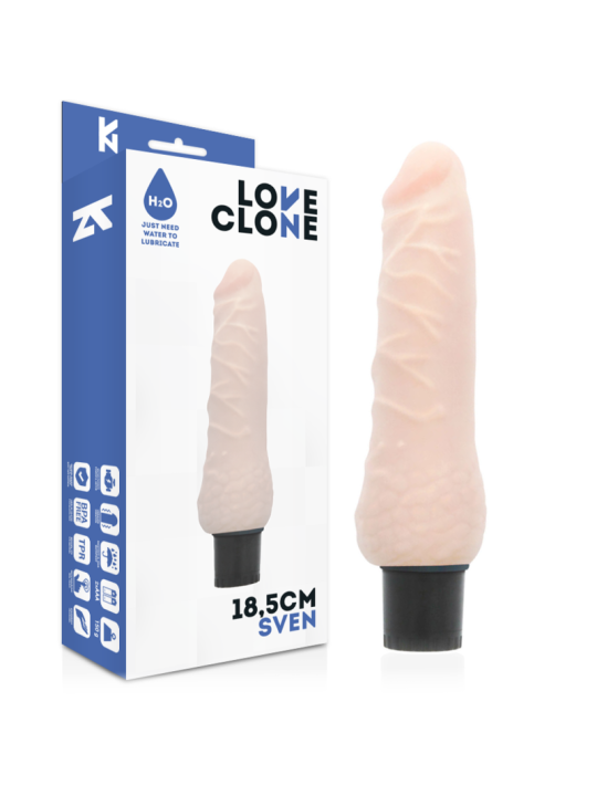 VIBRADOR AUTOLUBRICANTE 18.5 CM - TECNOLOGÍA SELF LUBRICATION DE LA MARCA LOVECLONE